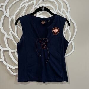 Harley Davidson sleeveless top